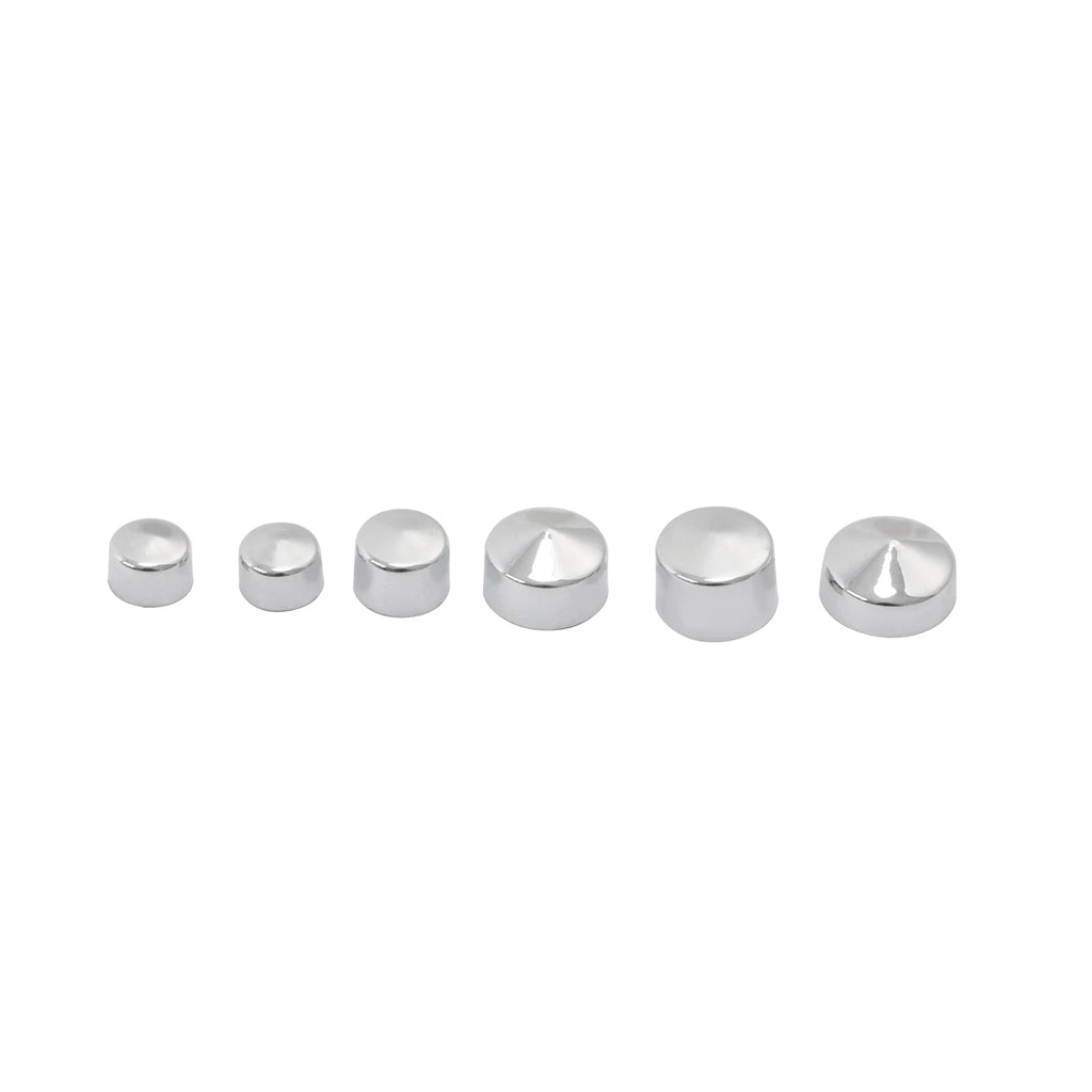 75PCS Chrome Bolt Topper Caps for Harley Davidson FLH FLT (2007–2013)