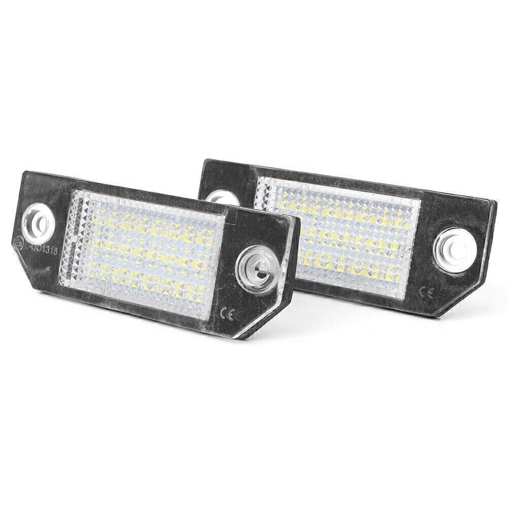 2X Error Free LED License Plate Lights for Ford Focus MK2, C-MAX I (2004–2010)