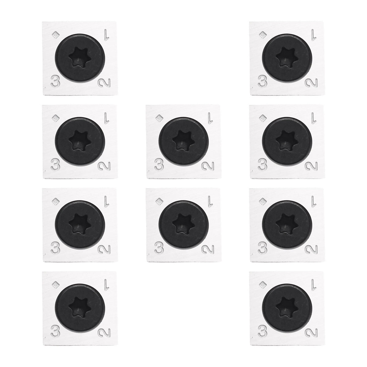 Pack of 10 Carbide Inserts 14x14mm for Precision Cutting