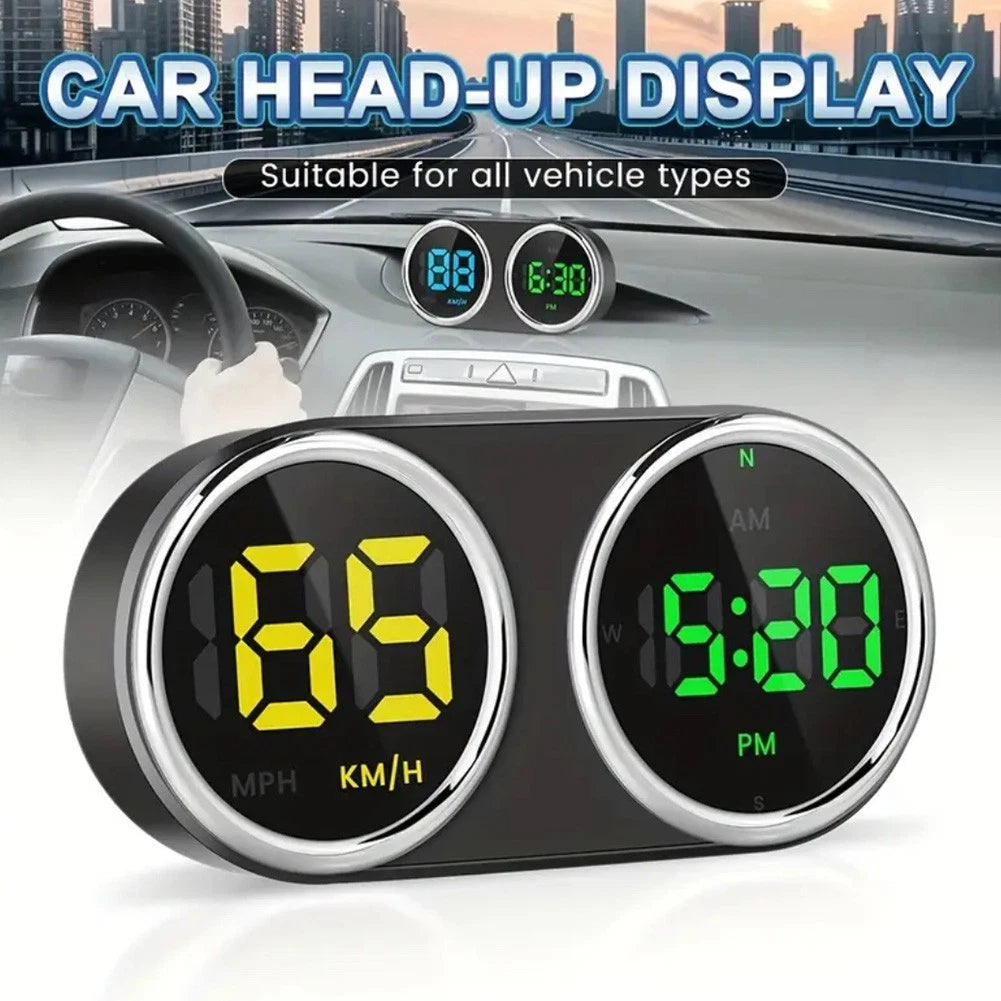 Digital Speedometer HUD Display for Dashboard (Universal Fit)