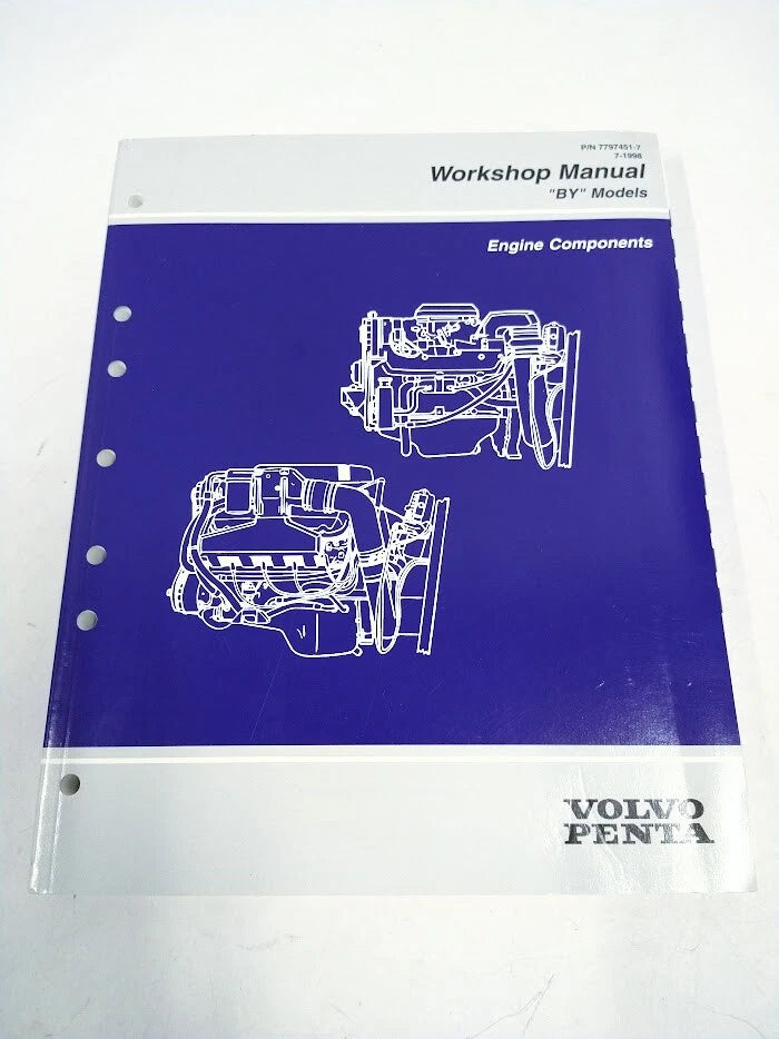 Volvo Penta Engine Components Workshop Manual for BY Models