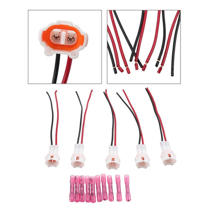 5X Power Cable Connector Set for Yamaha Wolverine X4 X2 RMAX4 RMAX2 (2018–2023)