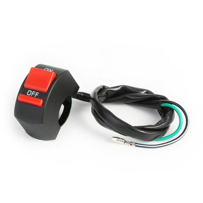 Motorcycle Motorbike 7/8 Handlebar ON OFF Kill Stop Switch Button 12V