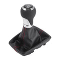 6 Speed Gear Shifter Knob with Cover Replacement for Audi A4 (2007–2008)