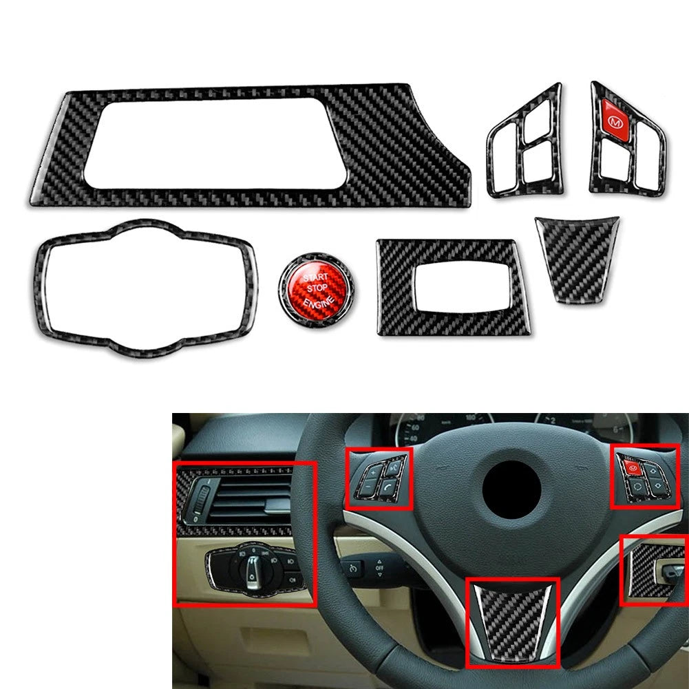 Steering Wheel Cover Trim Kit for BMW 3 Series E90 E92 E93 (2005–2012)
