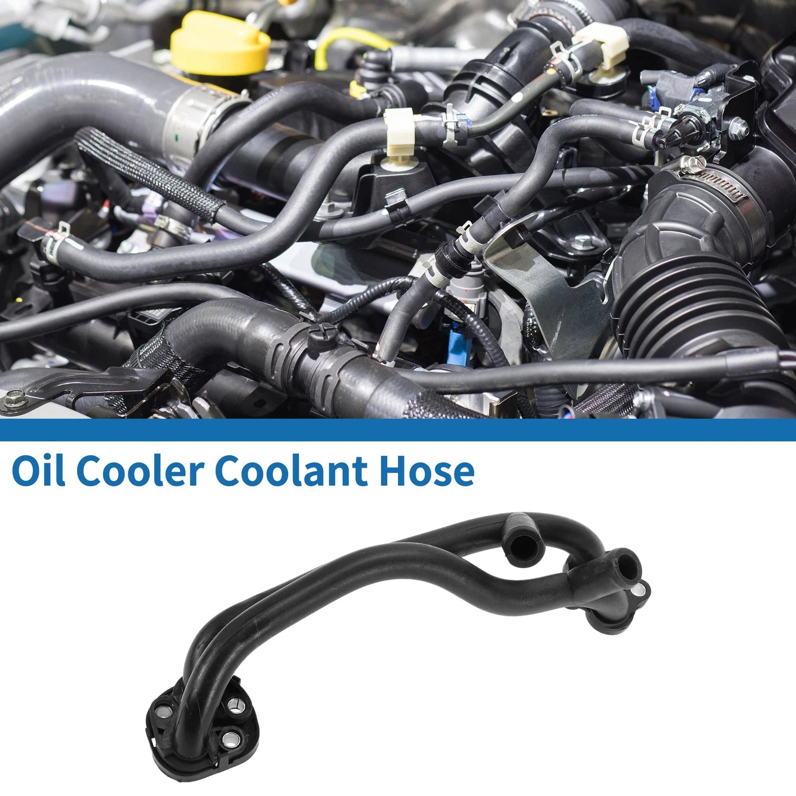 Oil Cooler Coolant Hose Replacement for Audi A6 Quattro A7 Quattro (2016–2018)