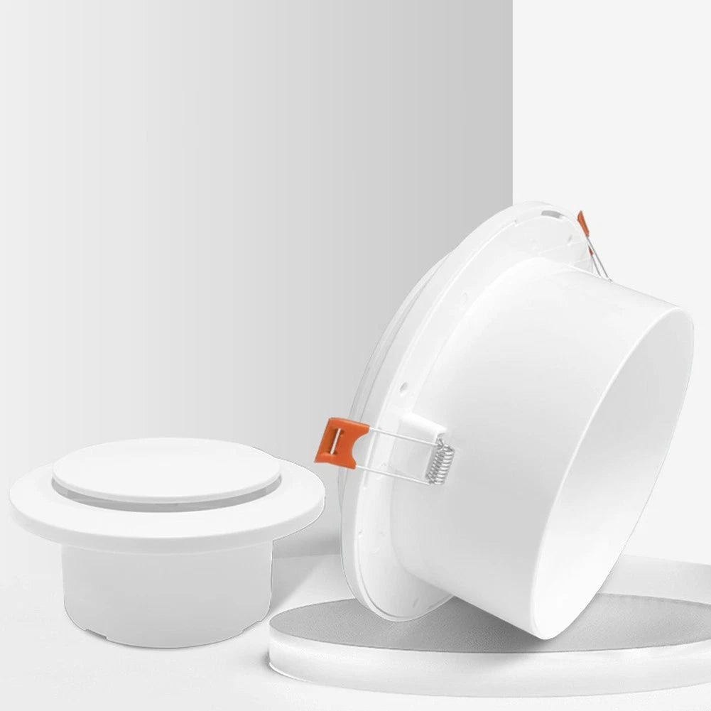 Round ABS Vent Diffuser with Adjustable Panel for Home HVAC