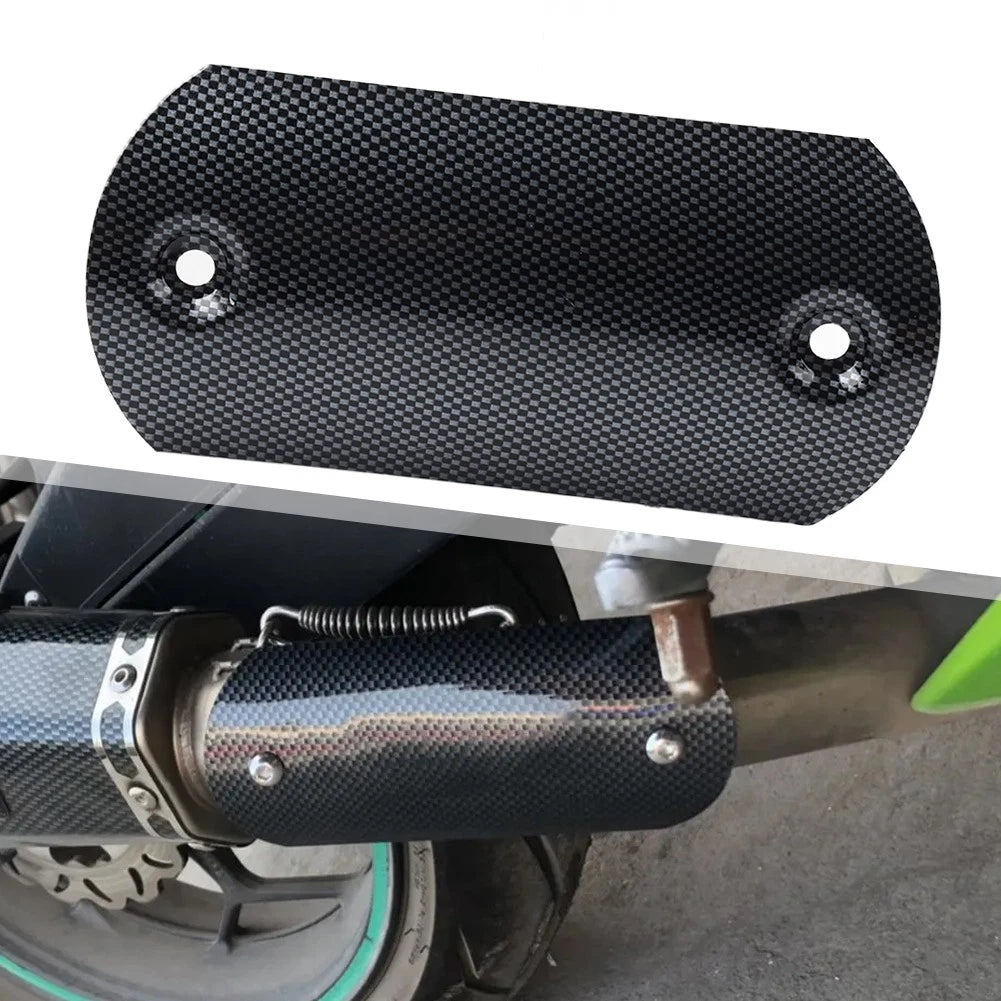 Exhaust Middle Pipe Heat Shield Cover for Motorcycle (Universal Fit)