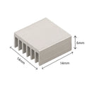 Computer Radiator Heatsink for Universal Applications (14x14x6mm)