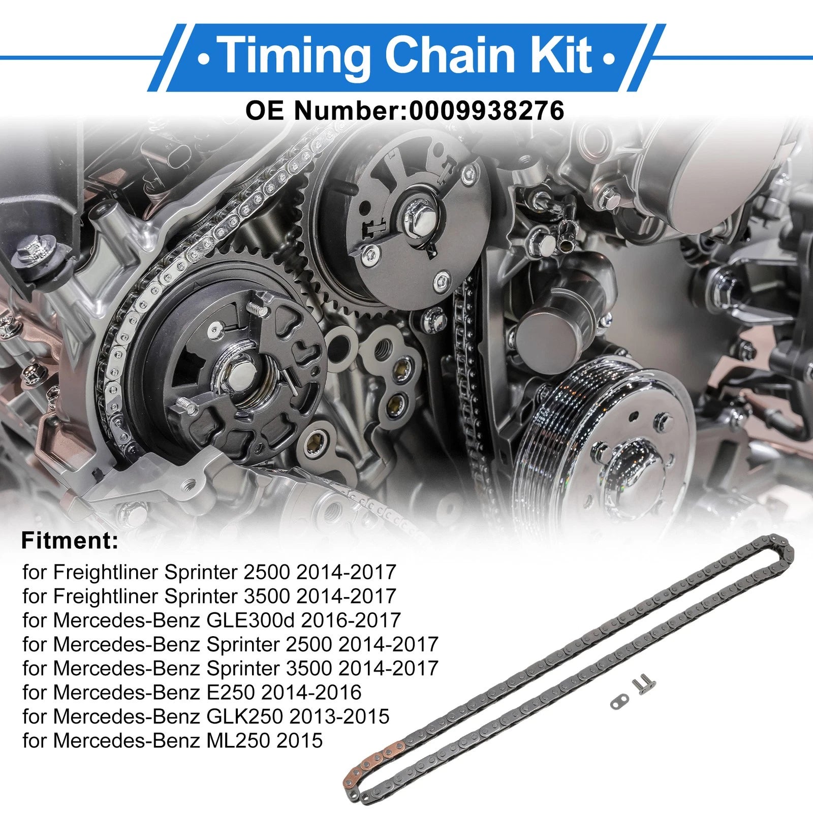 Timing Chain Kit for Freightliner Sprinter 2500 (2014–2017) No.0009938276