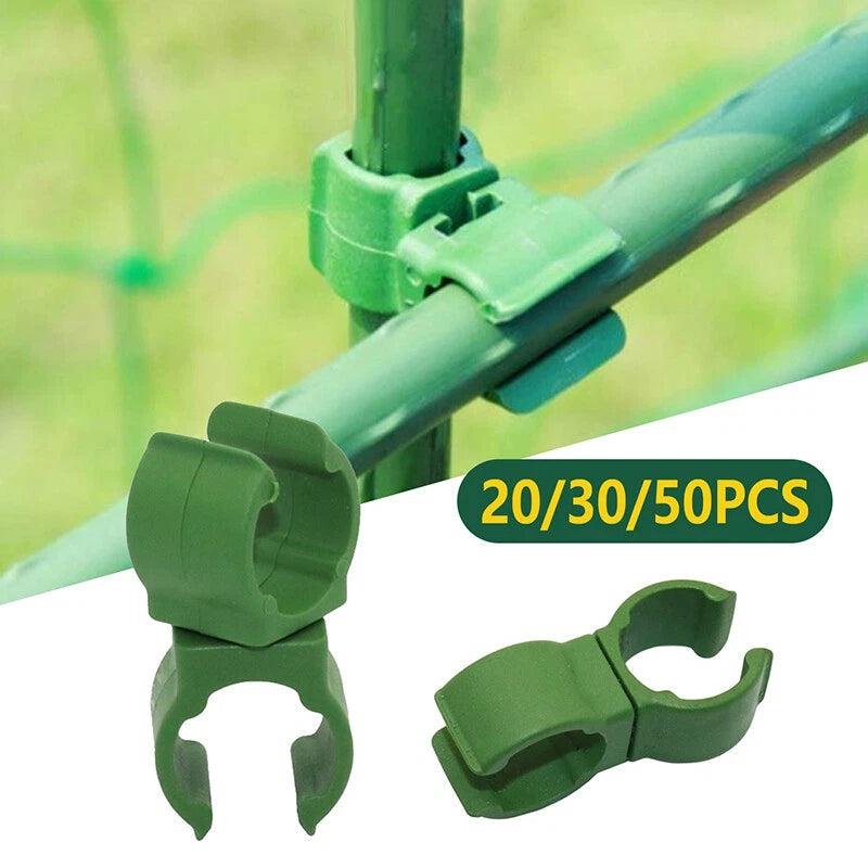 10PCS Trellis Connector Clips for Garden Frame Rods 8-20mm