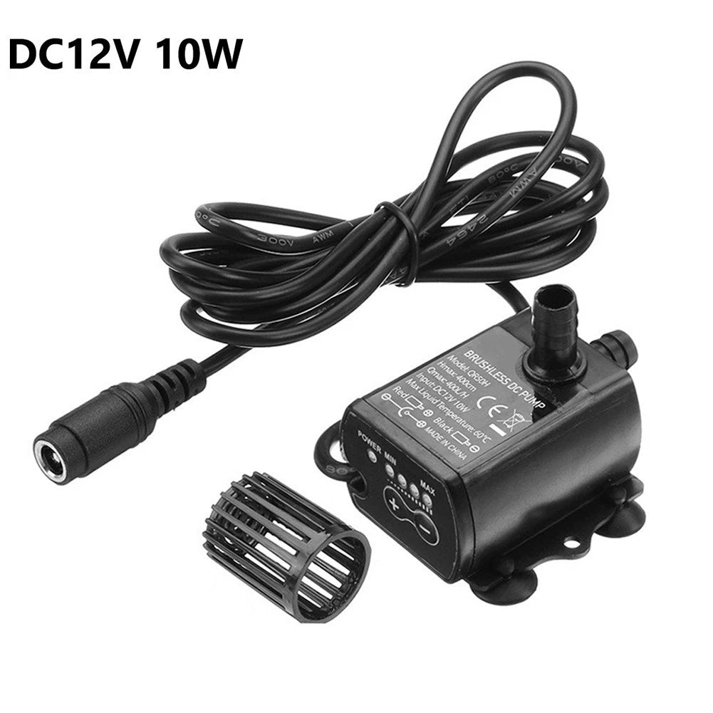 Brushless Water Pump with Filter for DC12V Systems