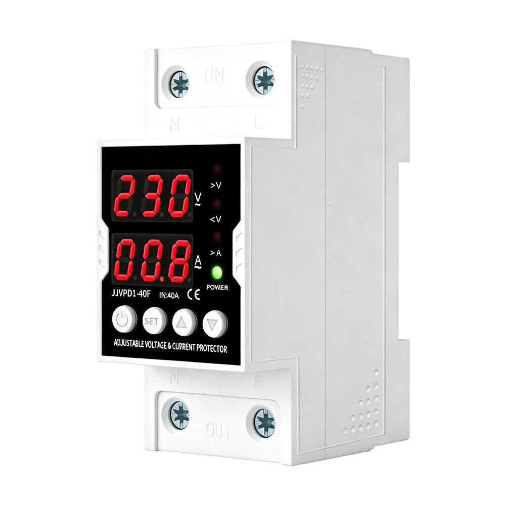 Digital Display Voltage Current Protector for Automotive Applications (220V)