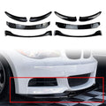 Front Bumper Lip Chin Spoiler Splitter for BMW 1 Series E82 E88 (2007–2010)