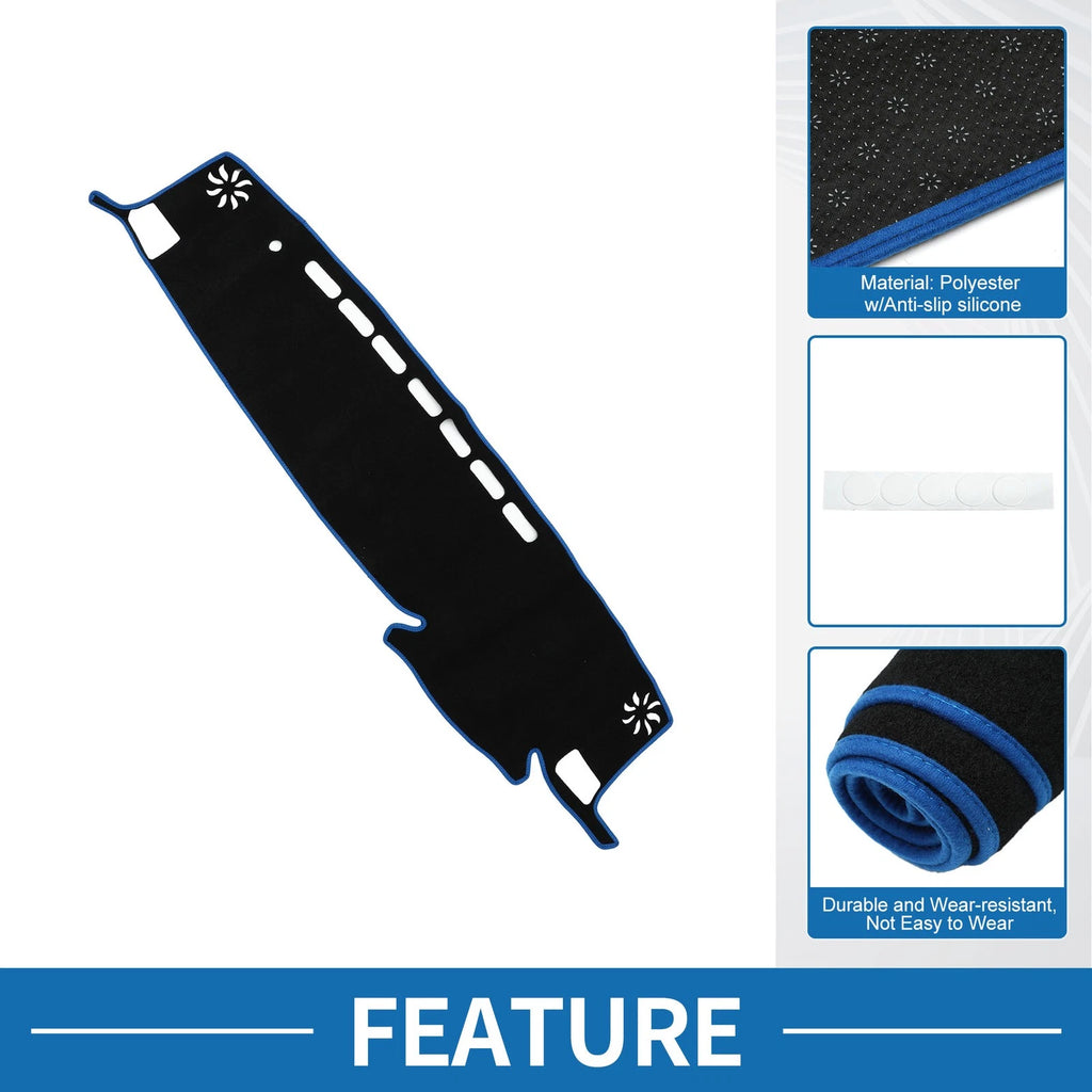 Dashboard Dash Cover Mat for Toyota Highlander Accessories (2021–2024)