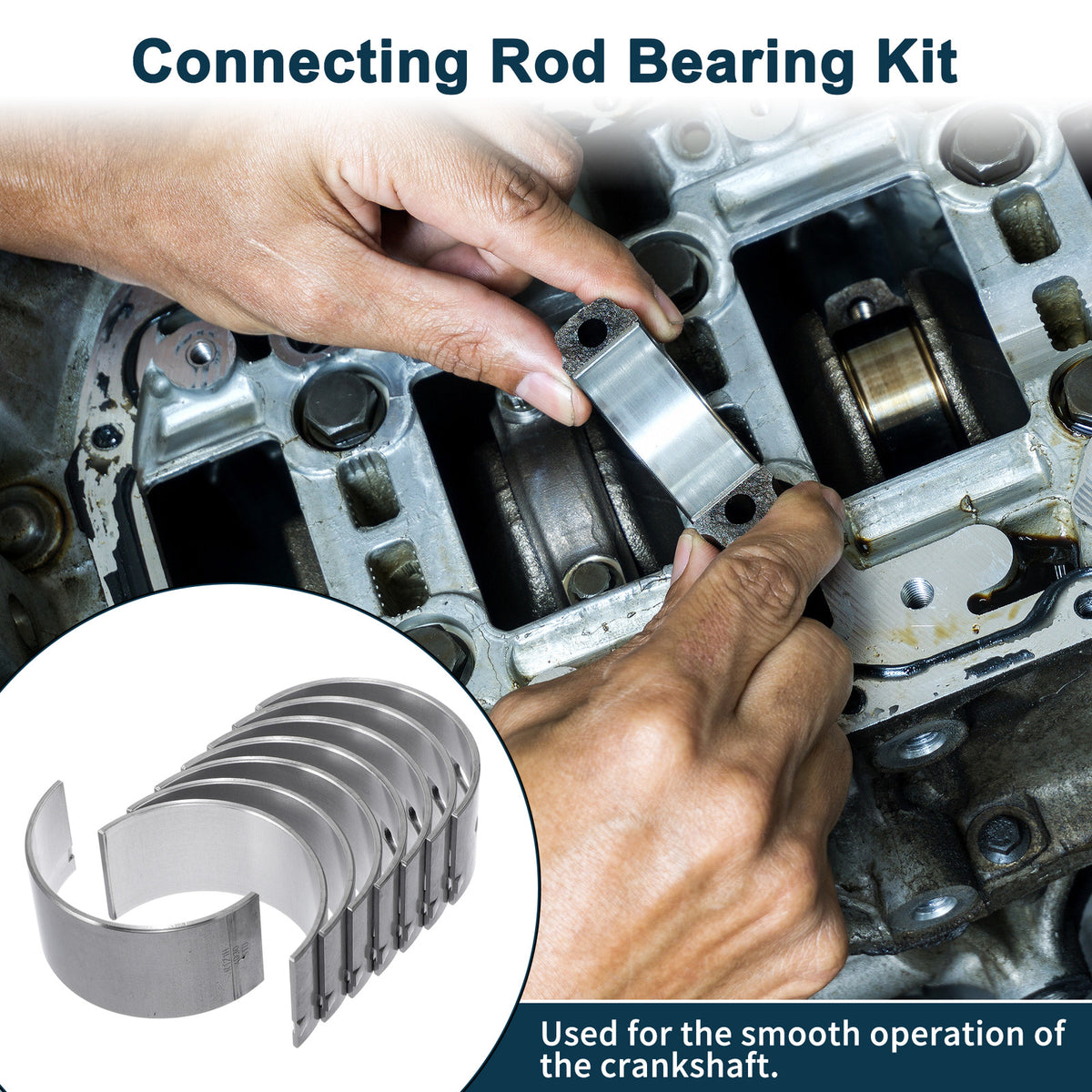 Rod Bearing Set Replacement for Mitsubishi (2000–2015)