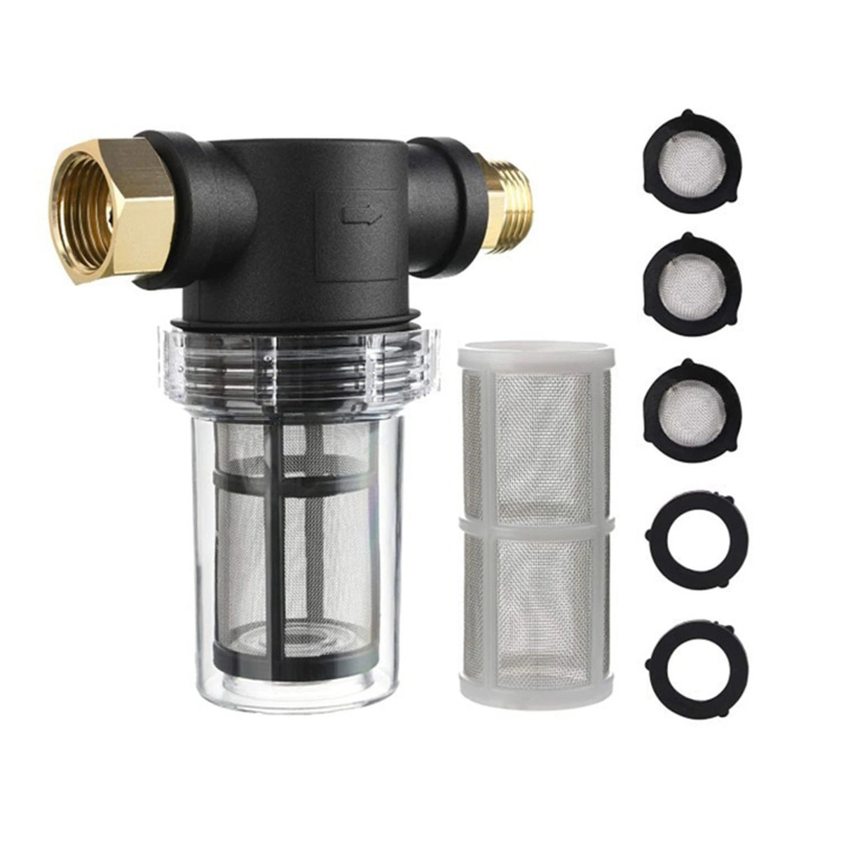 Pressure Washer Pump Protector Mesh Screen Debris Filter (80 PSI Max)