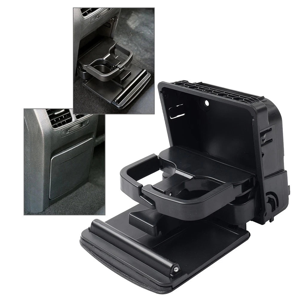 Center Console Armrest Insert Cup Holder For Volkswagen Jetta Golf MK5 MK6 Eos