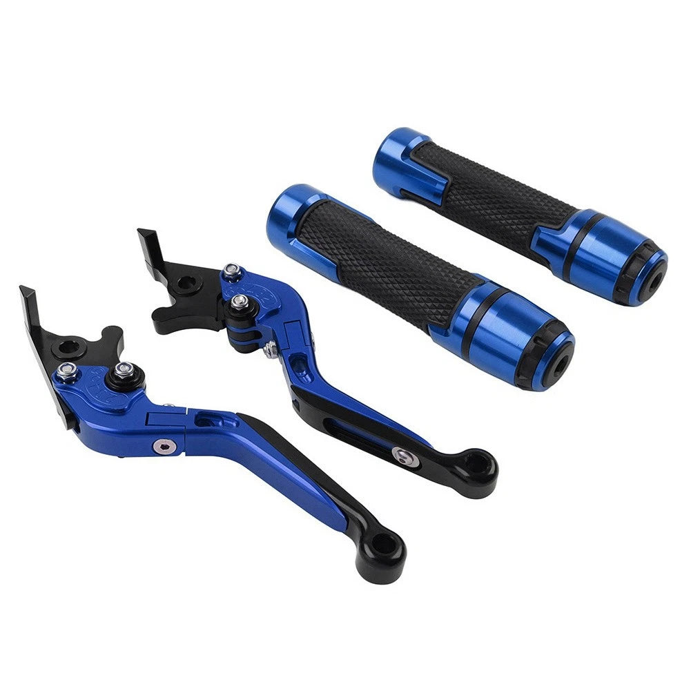 Folding Extendable Brake Clutch Handlebar for Honda CBR650R/F/A (2014–2021) Blue