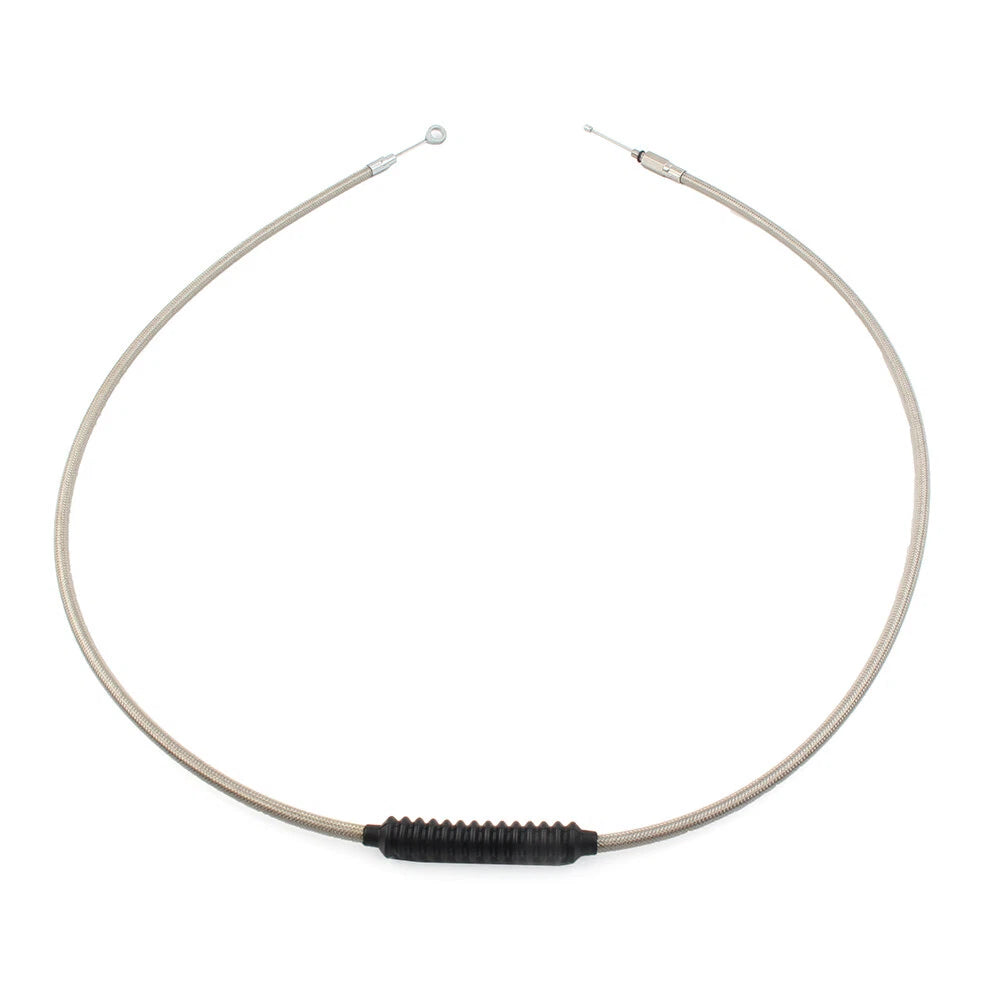 Stainless Clutch Cable for Harley Dyna FXDWG, Softail Fatboy, Road Glide
