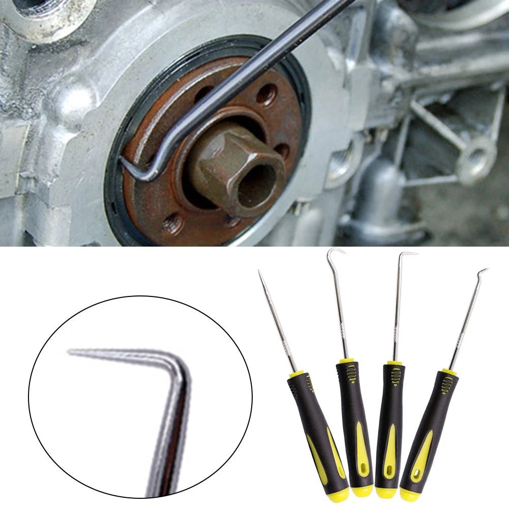 4-Piece Car Pick & Hook Set for Pulling O Rings