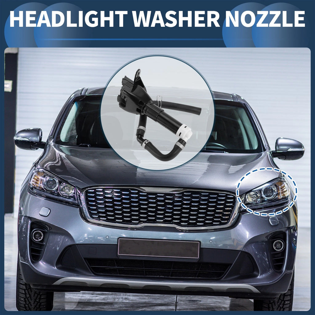 Front Driver Side Headlight Washer Nozzle Replacement for Mitsubishi Outlander (2014–2021)