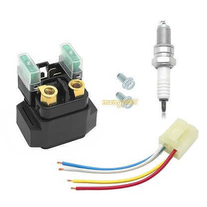 Starter Solenoid Relay Kit for Yamaha Kodiak 400 450 YFM400 YFM450 (2000–2006)