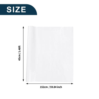 White Car Wrap Film for Universal Use (1.48ft x 59.84inch) 1 Pc