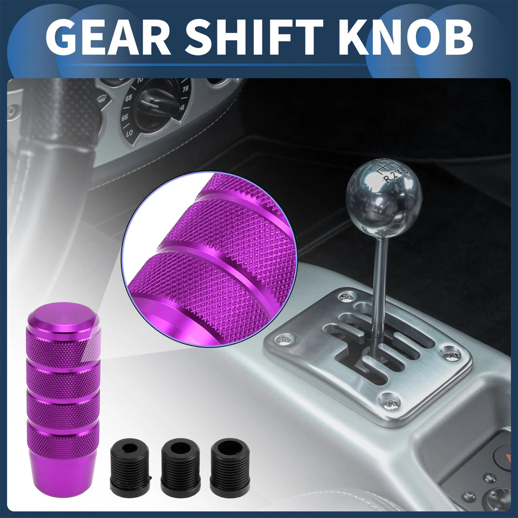 Shift Knob with 3 Adapters for Universal Fit (Automatic/Manual)