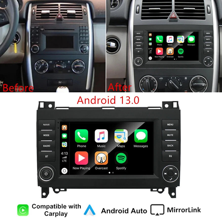 7" Stereo Radio GPS for Mercedes B-Class W245 (2004–2012)