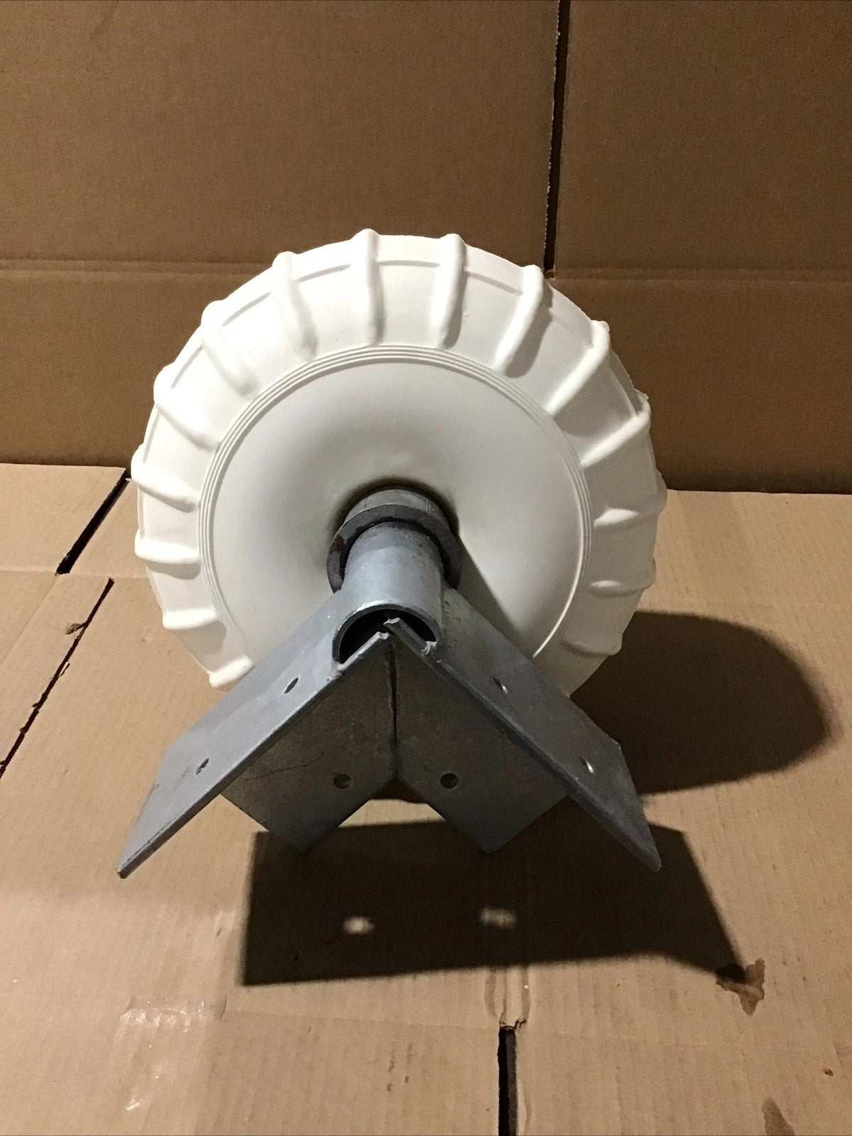 Cal-June 12" Dock Wheel Bumper with Corner Bracket 5000-C for