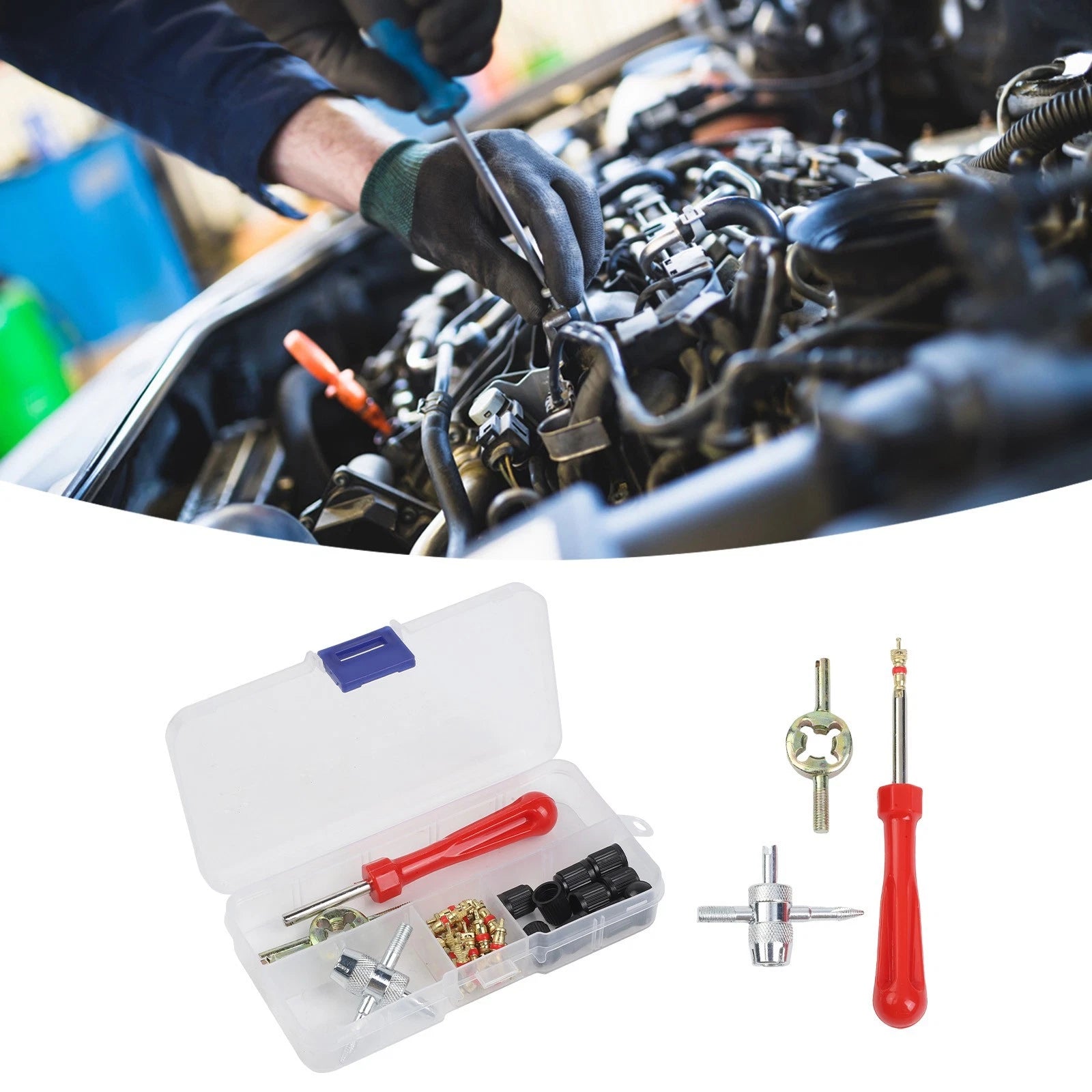 Tire Valve Stem Core Remover Tool for Car Bike (Universal)