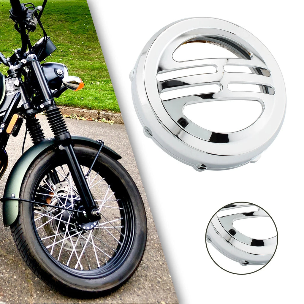 Horn Cover for Triumph Bobber T120 T100 Street Twin (Universal, Chrome)