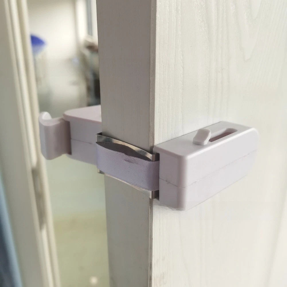 Child Safety Lock for Interior Bedroom Doors (Toddler Pet Resistant)