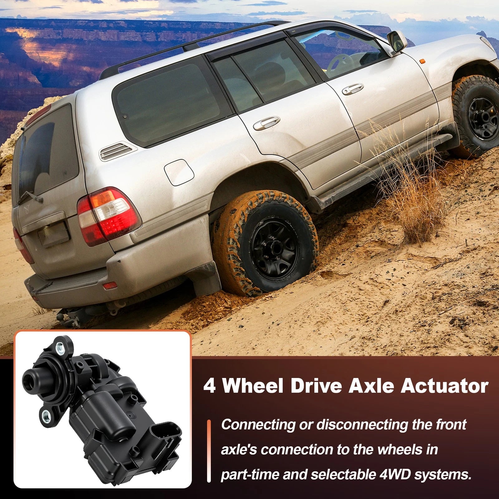 4WD Front Axle Differential Actuator for Chevrolet Trailblazer GMC (2002–2009)
