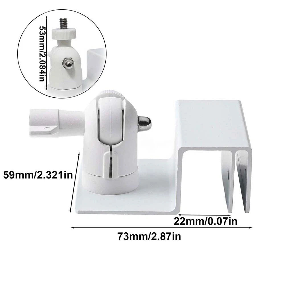 Adjustable Aluminum Gutter Bracket for Various Applications (180° Tilt)
