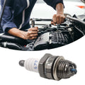 2Pcs 3 Prong Spark Plug L7TC For 2-Stroke Engine Chainsaw Lawn Mower Leaf Blower