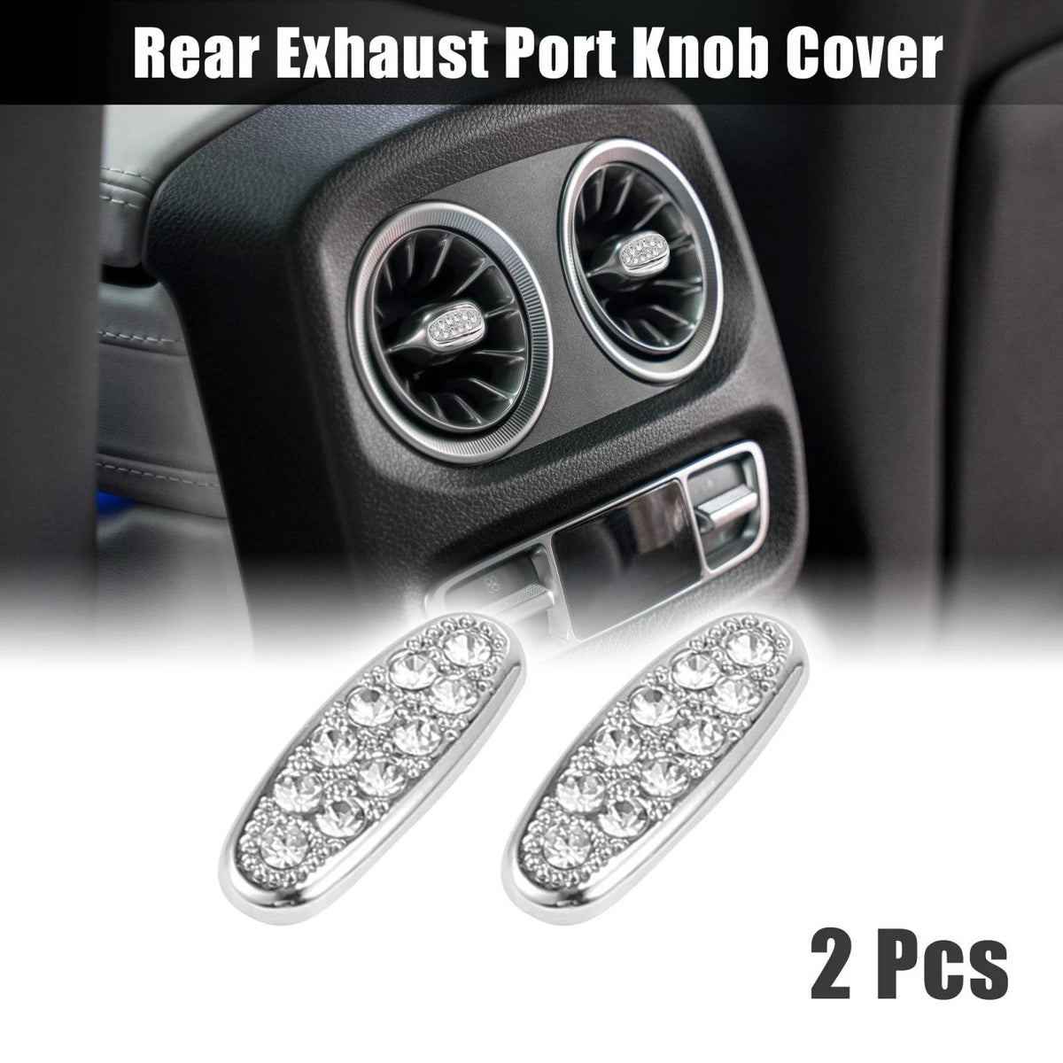 2pcs Rear Exhaust Port Knob Cover Replacement for Mercedes-Benz CLA (2019–2026)