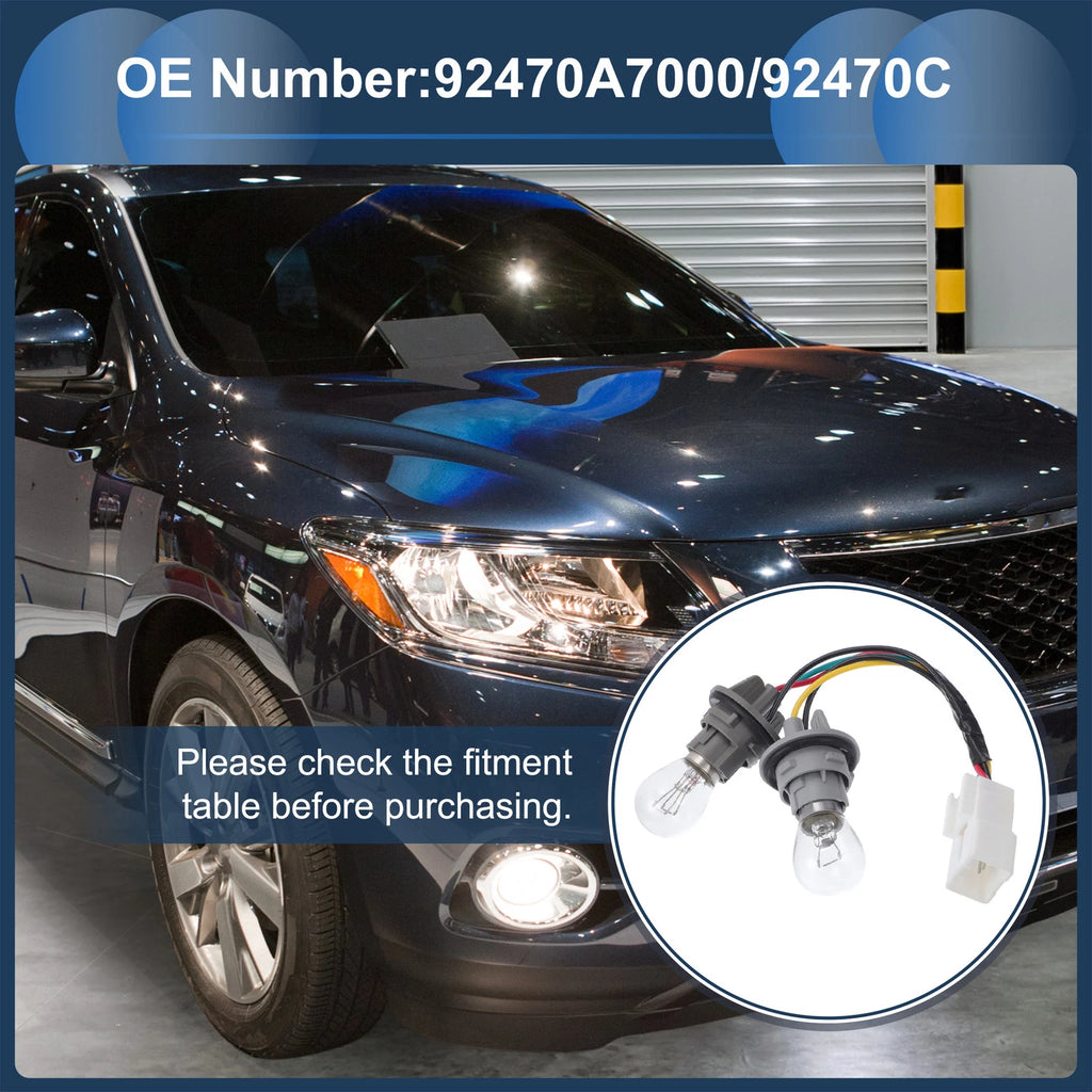 Headlight Wiring Harness Assembly for Kia Forte 4DR (2013–2016)