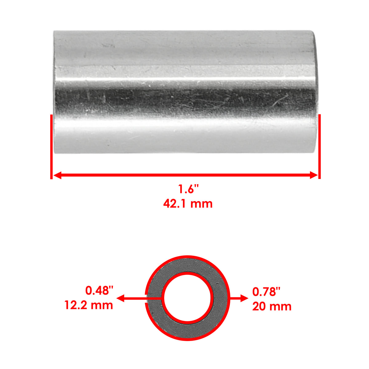 Swing Arm Bushing Kit Replacement for Honda TRX420 Rancher 2007–2013