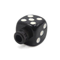Gear Shift Lever Knob for Car Vehicle Auto (Black White Dot Design)