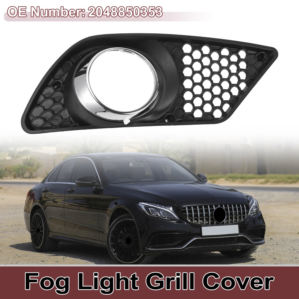 Front Right Fog Light Grill Replacement for Mercedes-Benz C300 (2008–2012)