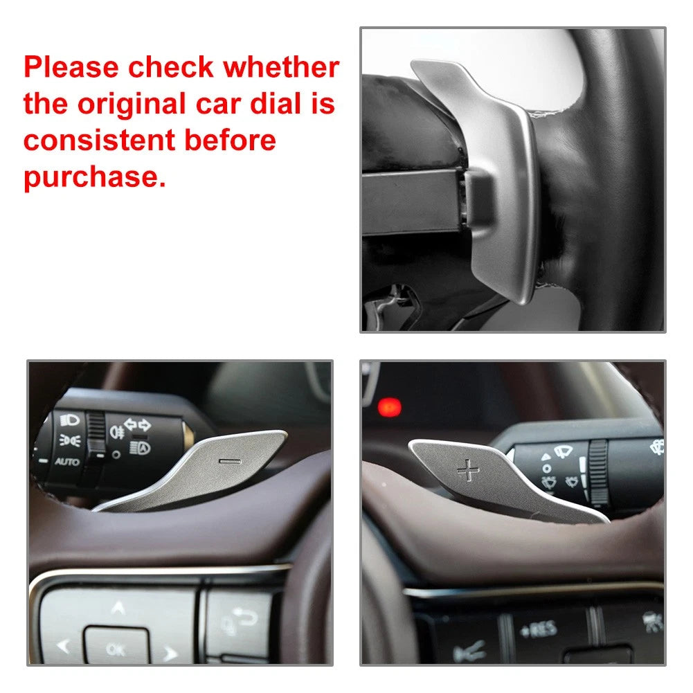 Steering Wheel Shift Paddle Shifter Extension for Lexus ES200 ES260 ES300h (2013–2020)