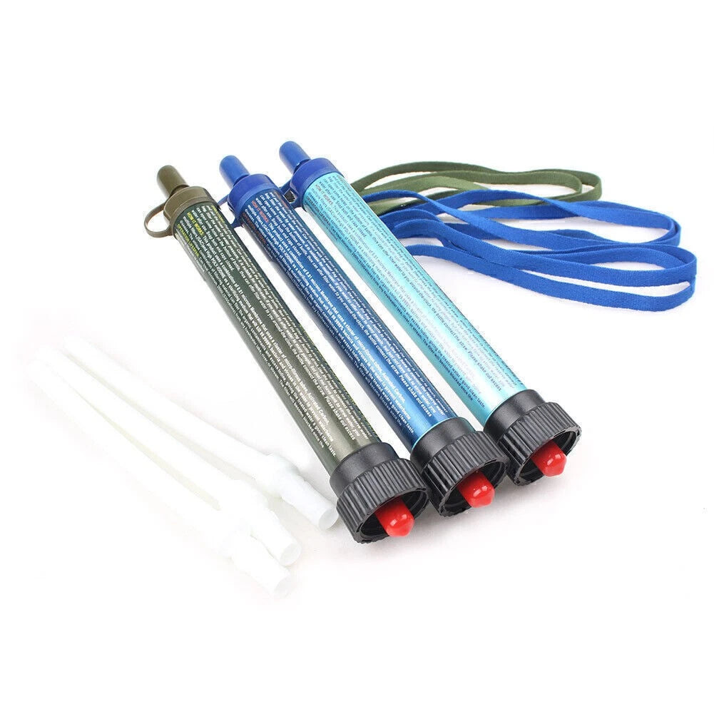 Portable Water Filter Straw for Camping Emergency Survival Gear (200ml)