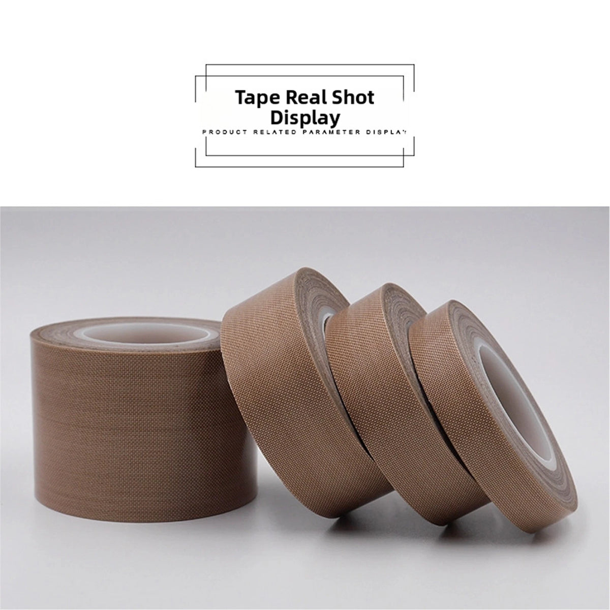 Vacuum Sealing Tape Brown Anti Static High Temp Heat Resistant