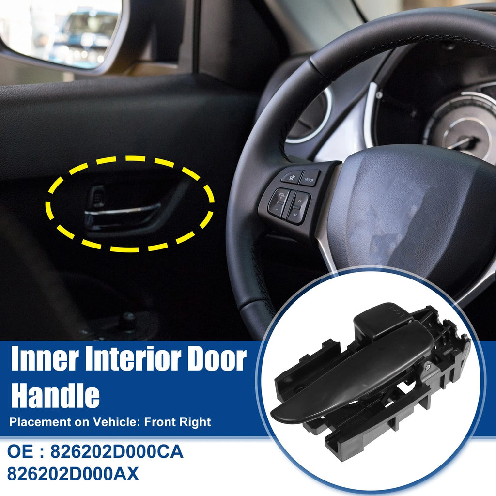Front Right Side Inner Door Handle Replacement for Hyundai Elantra (2001–2006)