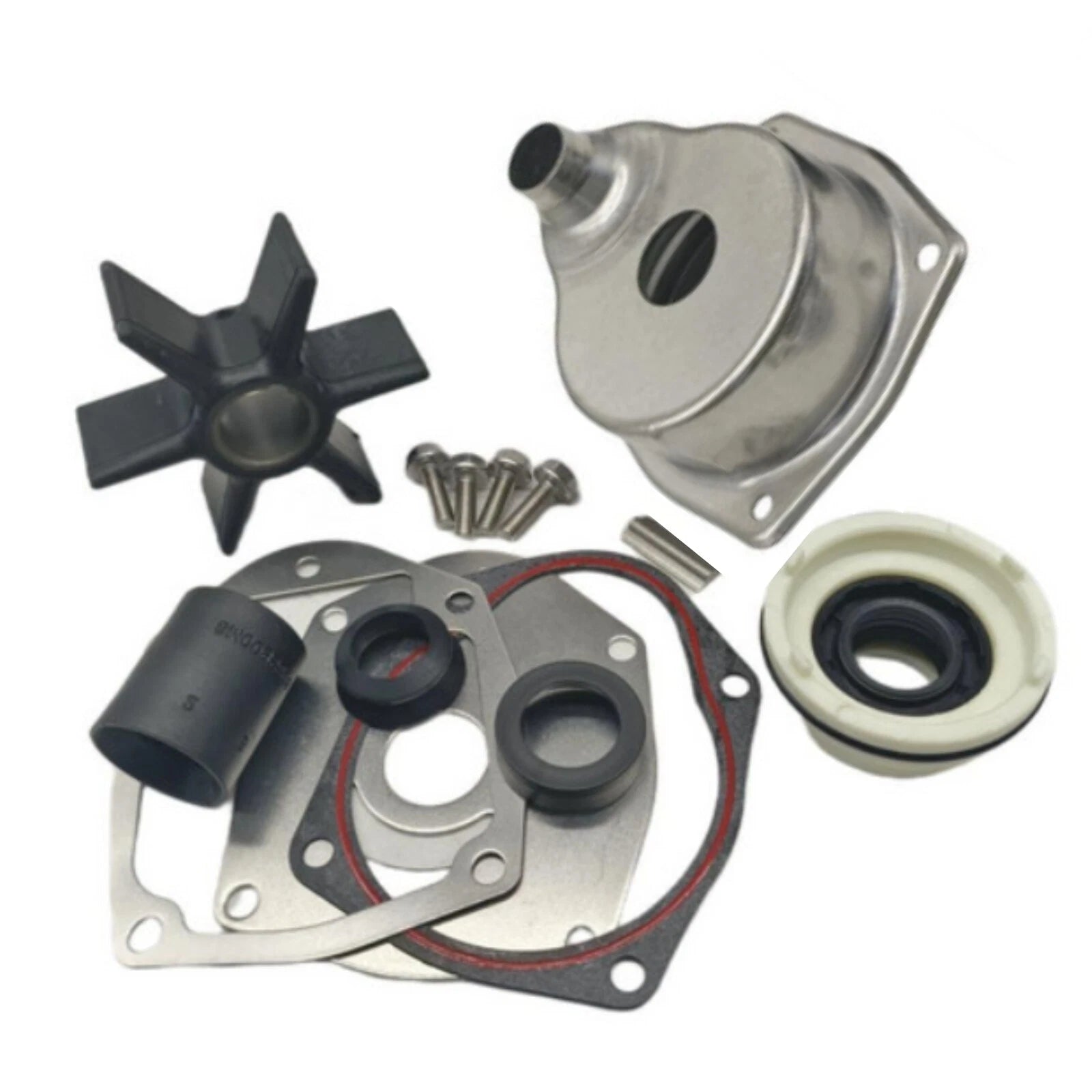 Water Pump Repair Kit for Mercury Outboard 65-115 HP (8M0094529, 8M0057715)