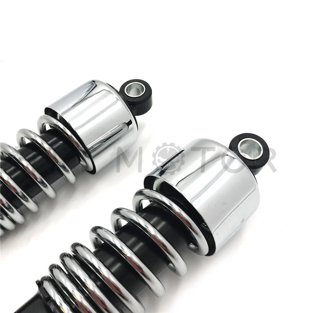 Rear Shock Absorber Chrome Damper for Harley Touring (1984–2013)