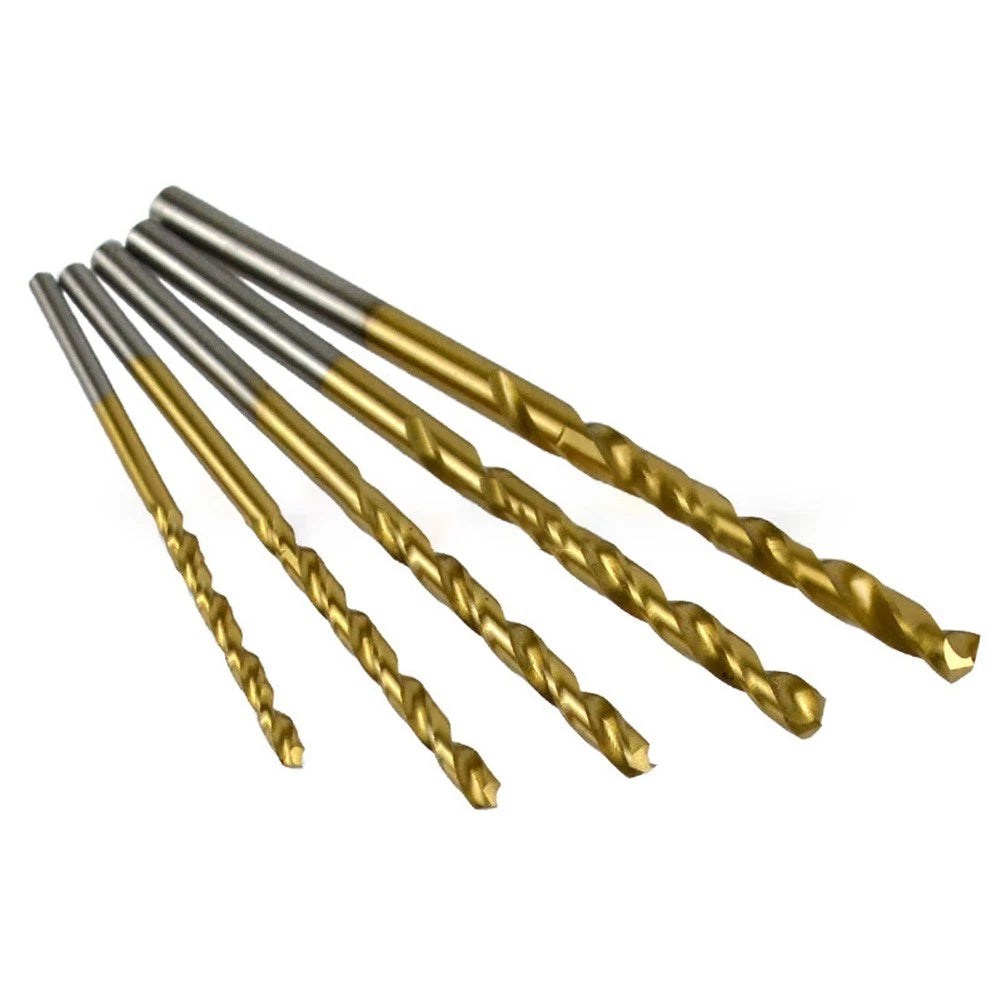 12 Piece Titanium Coated Drill Bit Set for Woodworking Countersink Tasks