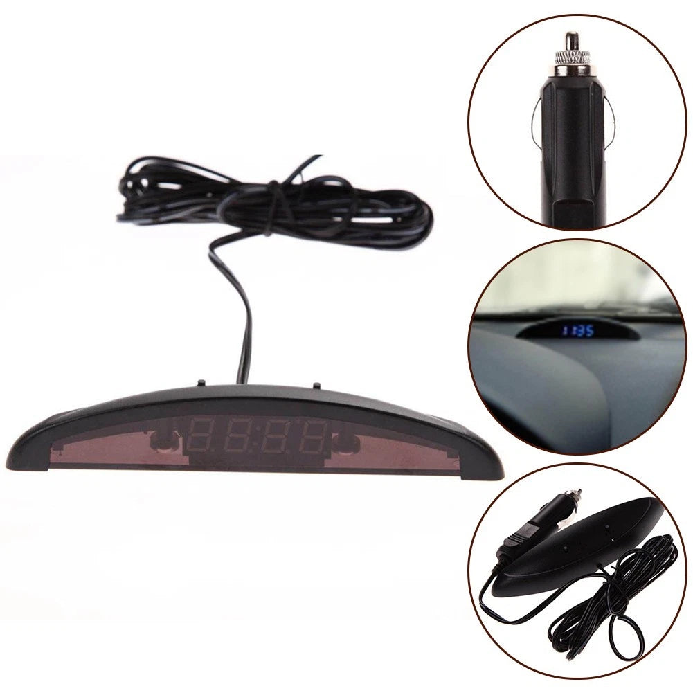 Car Clock Voltmeter Thermometer for Universal Fit (2010–2023)